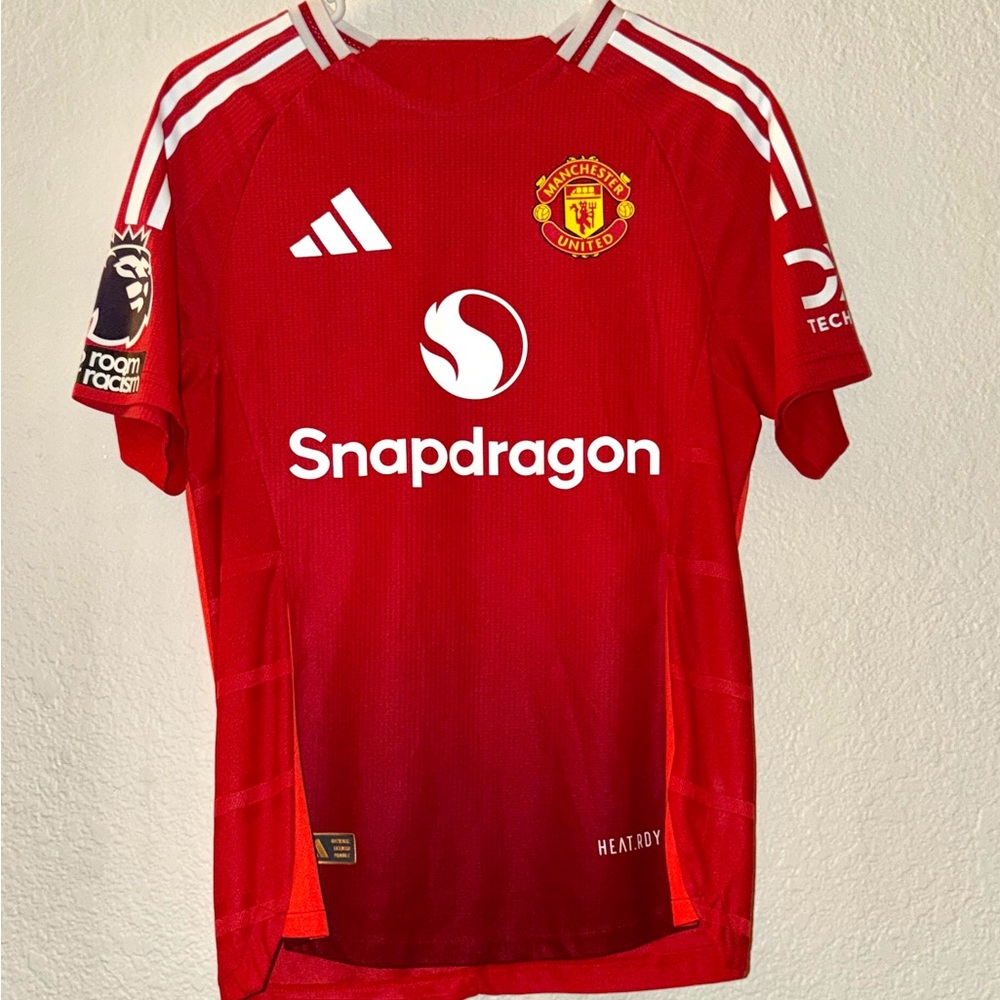 2024/25 Authentic Manchester United Home Kit Player Version Jersey